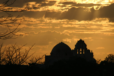 La luz de la iglesia