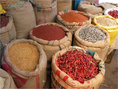 Colourful Indian Spice Market