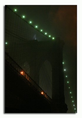 Brooklyn Bridge in Fog