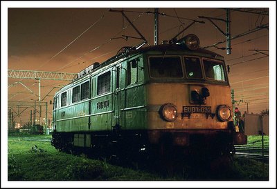 The trains are sleeping when it rains... 