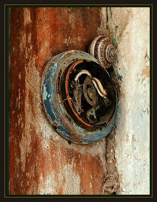 Deterioration,the doorbell and the snail