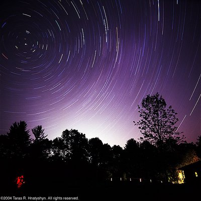 Star Trails over Ellenville