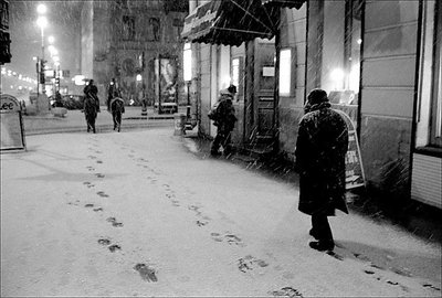 First Tracks on Snow. Nevsky