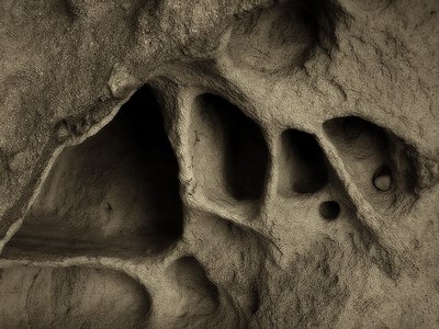 sandstone formation detail