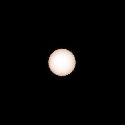 Venus in front of the sun