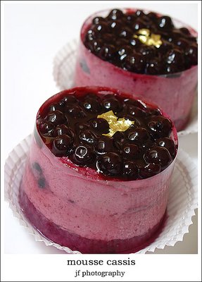 mousse cassis