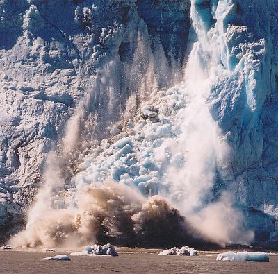 Glacier calving