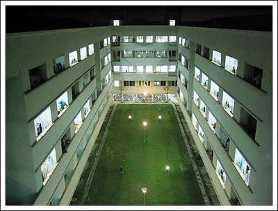 Dorm at night