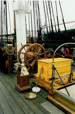 SHIP'S  WHEEL  .... USS  CONSTITUTION