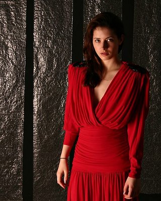 Retro red dress