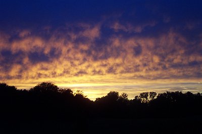 Sunset Over the Golf Course