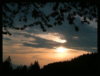 Sunset in Austria