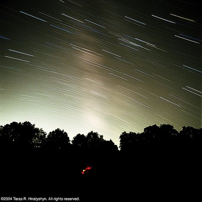 Milky Way Star Trails