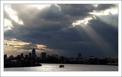 City of London from Canary Wharf - III