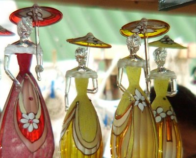 Hungarian glass ladies