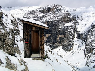 wc in the alps