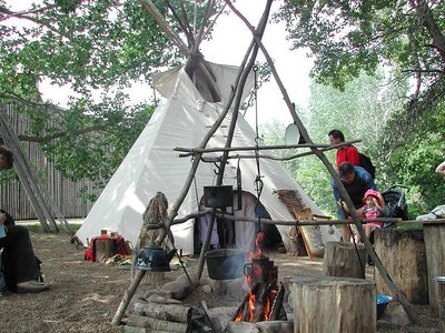 Canada day at Edmonton Fort 9