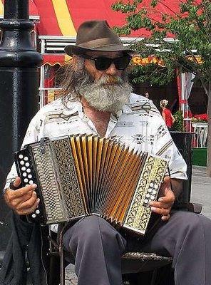 Street Musician in Montreal