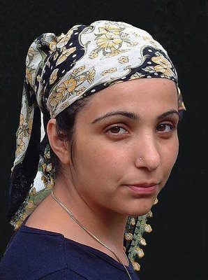 girl with kerchief