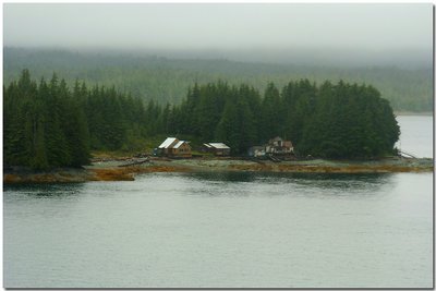 Light Rain on an Alaska Fishing Village