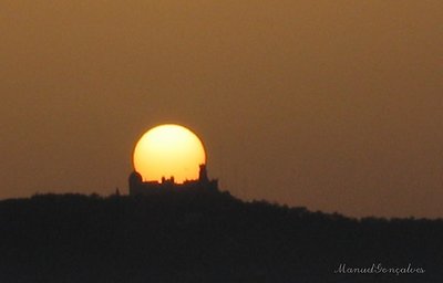 Pena Palace and the sunset