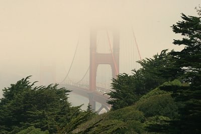 Golden Gate in the fog