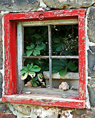 Red Window closeup