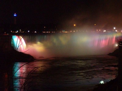 Canadian Falls at Night