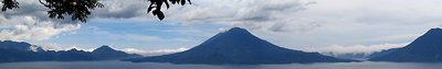 Panoramic of Lake Atitlan