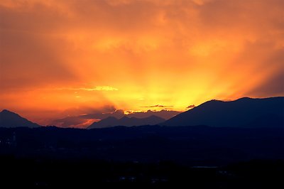 Sunset in Italy