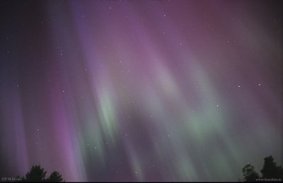 Aurora Borealis storm