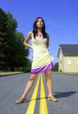 Model in Road