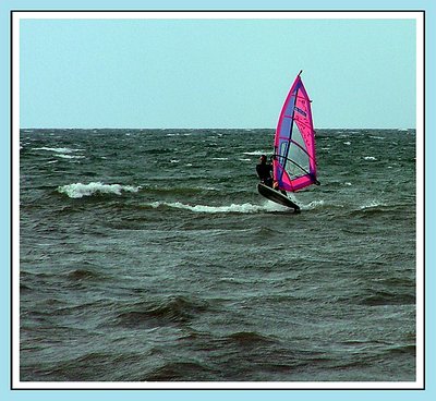 riding the waves