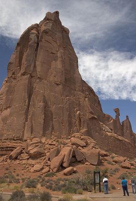Towering monolith