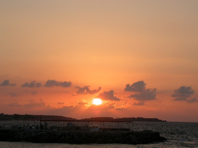 sunset in Cyprus