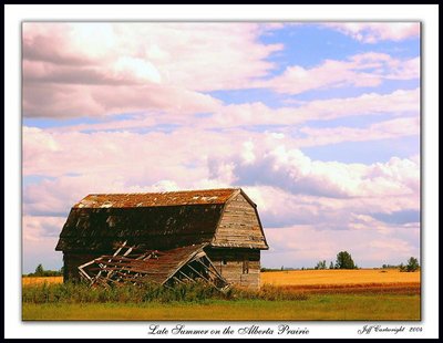 Late Summer on the Alberta Prairie!