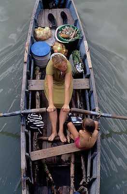 on the boat