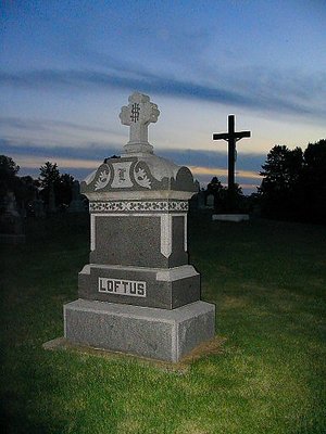 Cemetary at Dusk