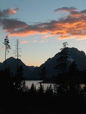 Mount Moran twilight
