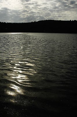 The sun on the lake