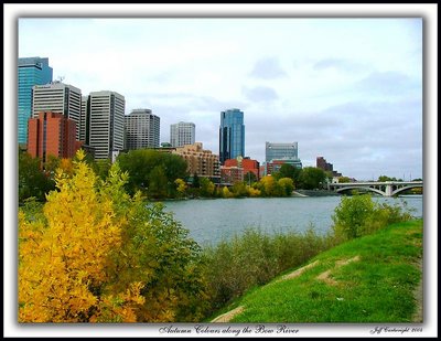 Autumn Colours along the Bow River.