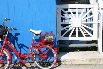 Red bike