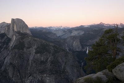 Yosemite Valley at sundown