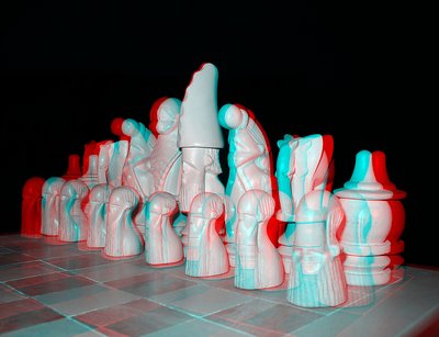 3D Chess anaglyph