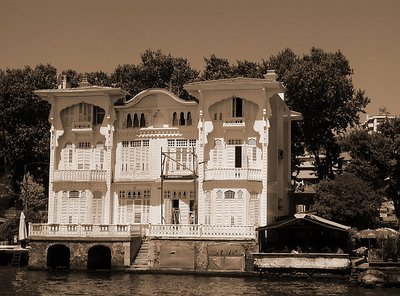 White mansion on Bosphorus