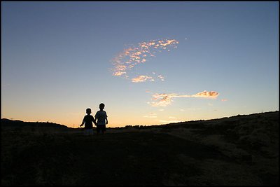 Boys in Sunset