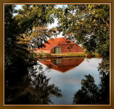 Farm House in Reflection