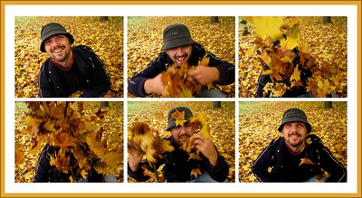 Autumn VI (playing with leaves)