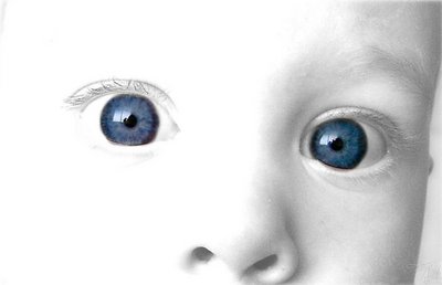 baby's got blue eyes