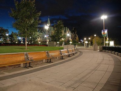 At night in Ottawa